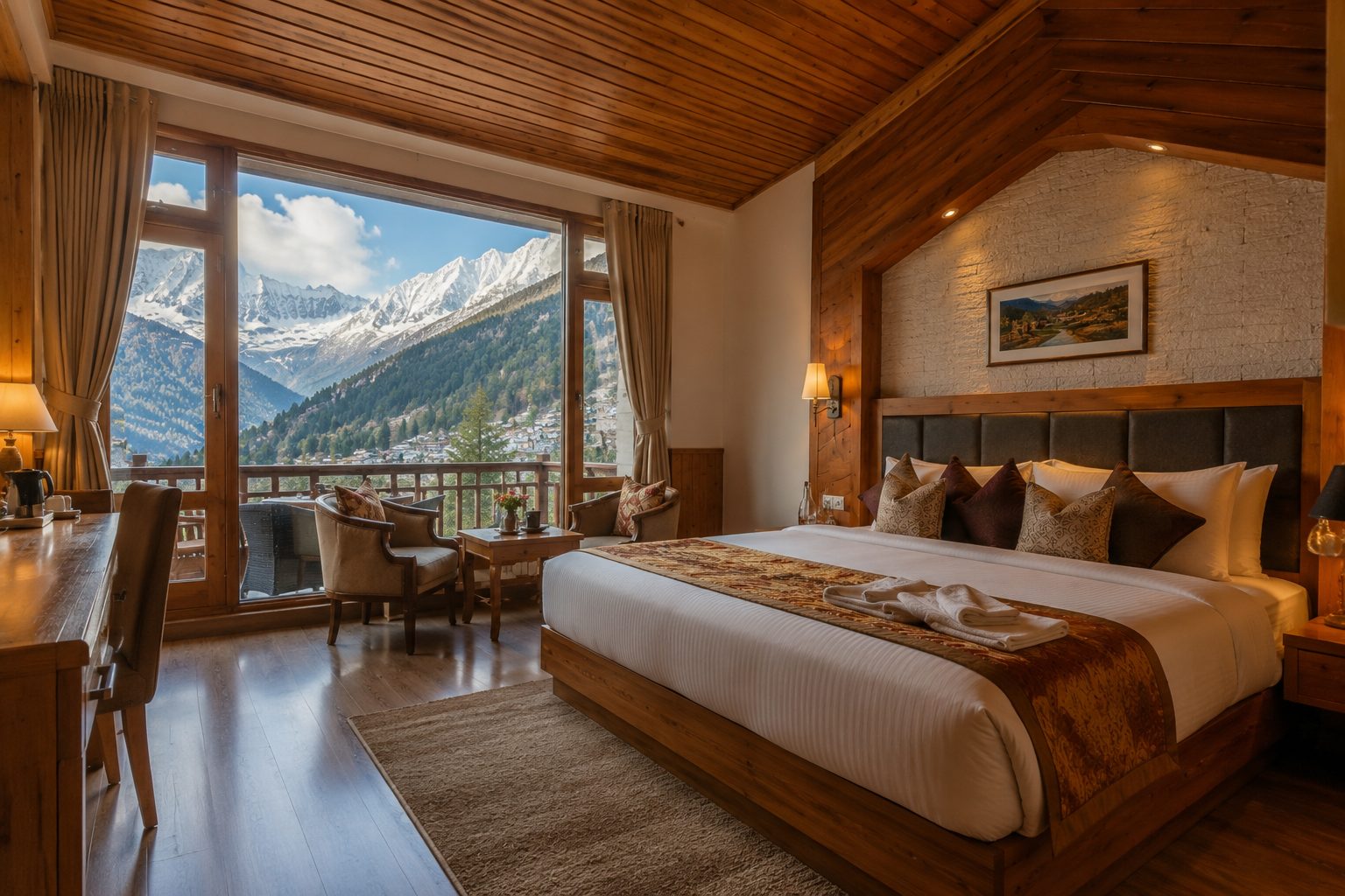 Deluxe Hotel Stay in Manali — Manali Kasol Tour Package from Delhi | 4 Nights / 5 Days Fixed Departure | Solang Valley, Sissu & Atal Tunnel