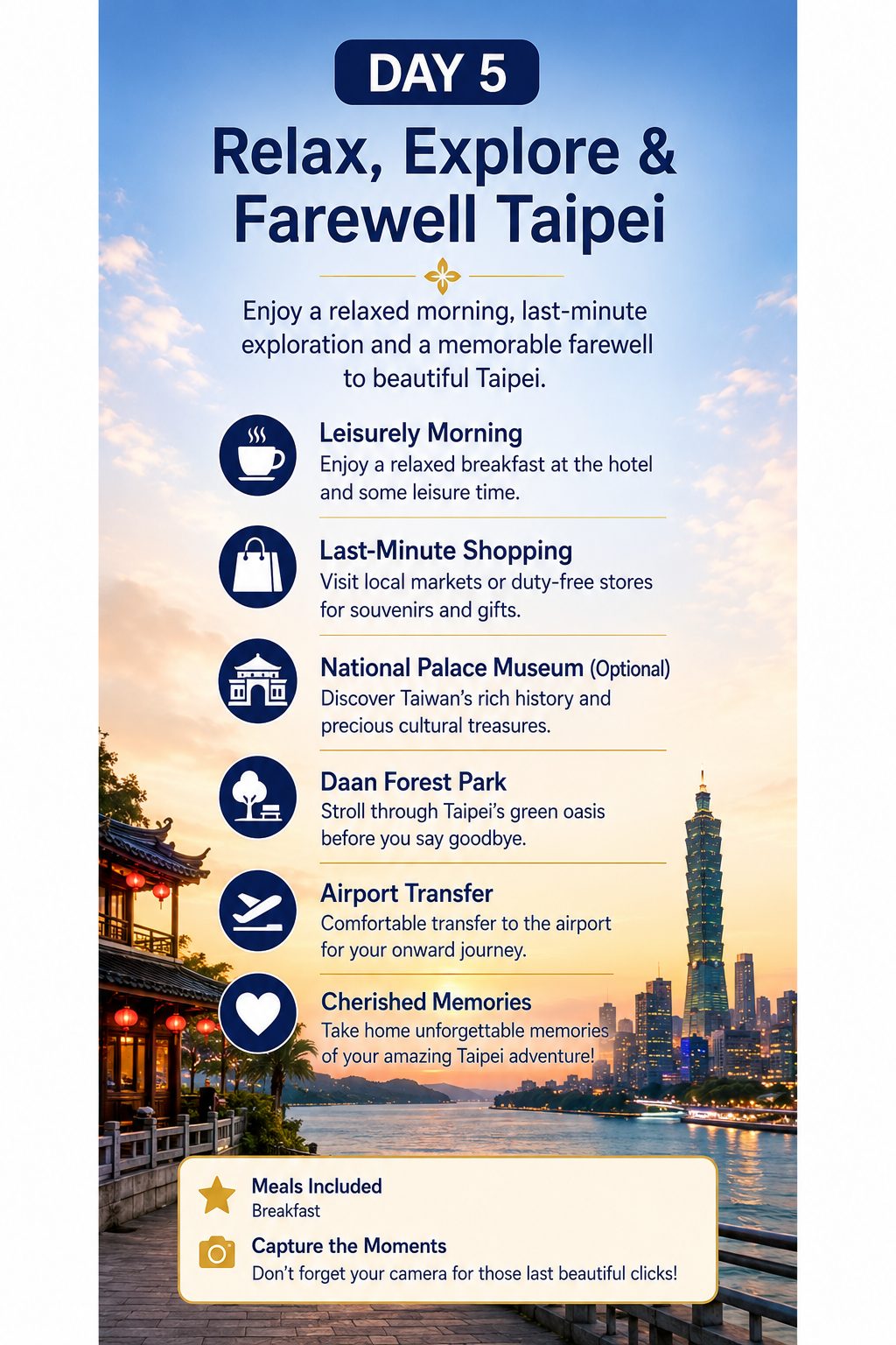 Taipei Departure